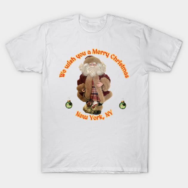 Christmas in New York v1 T-Shirt by Laybov